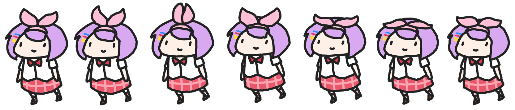 Akari Q版动画序列