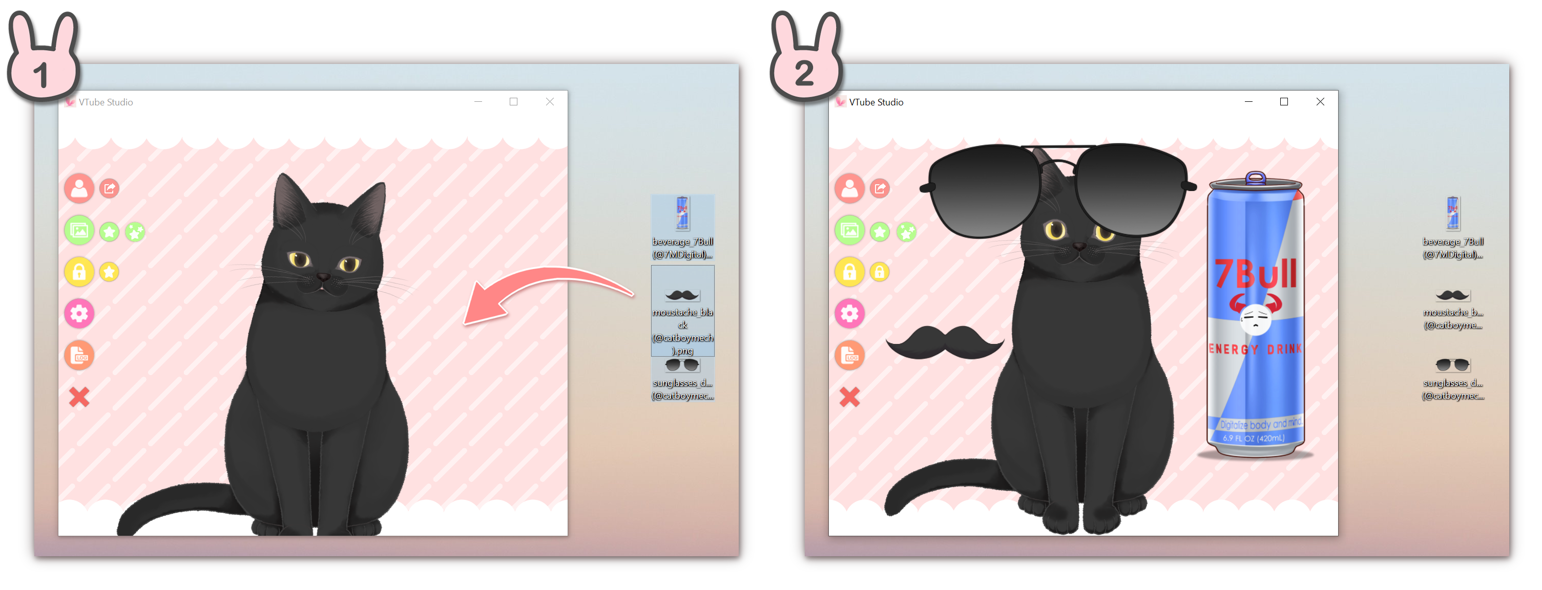 挂件拖拽功能演示图
