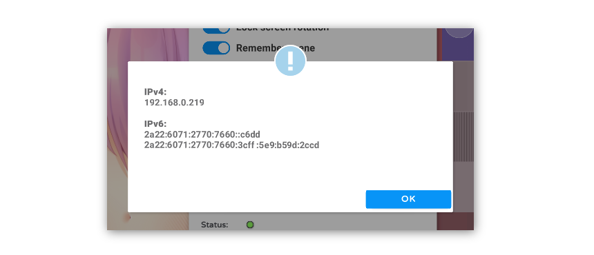 IP地址列表界面