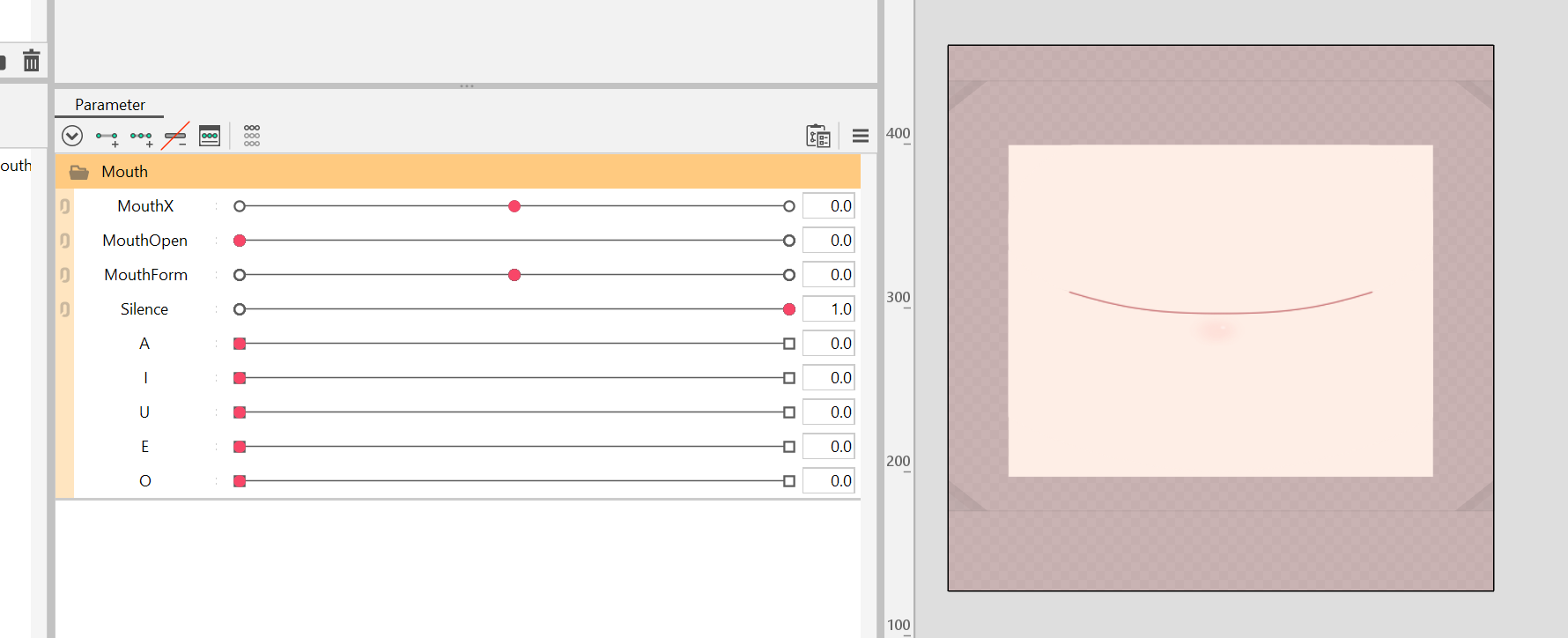 口型同步模型设置界面