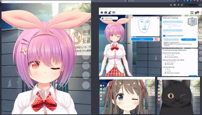 多开VTube Studio效果演示