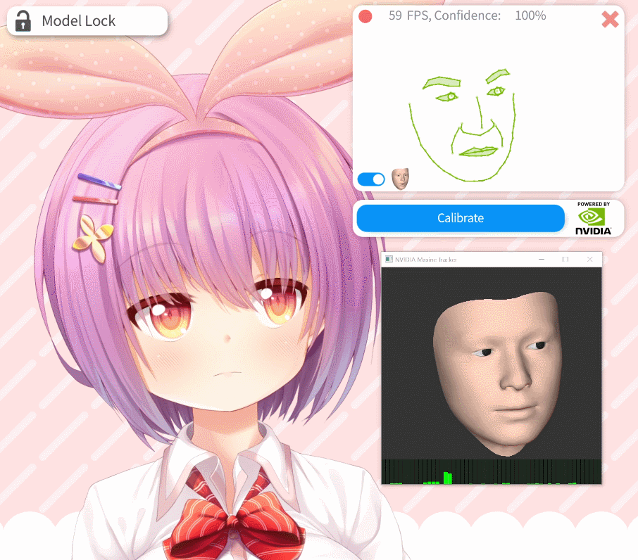 NVIDIA 跟踪器演示动图