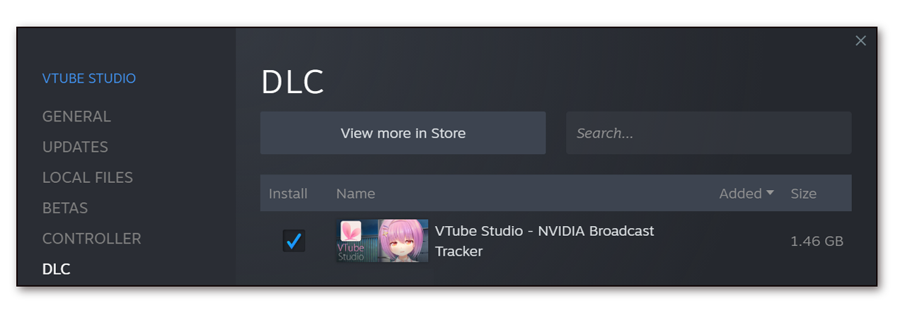 RTX 跟踪器 DLC 安装确认界面